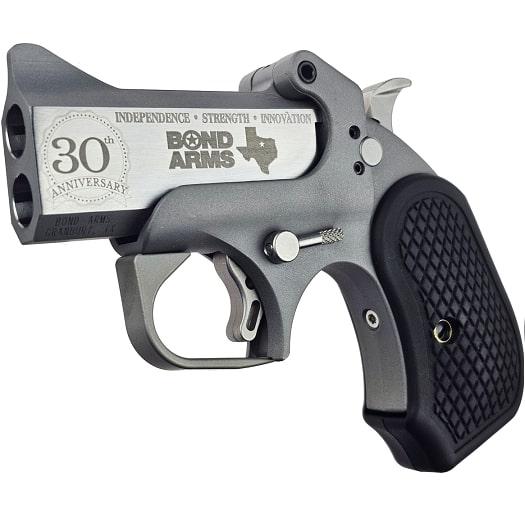 Bond Arms Limited Edition 30th Anniversary XL Handgun .45 Colt /410ga 2rd Capacity 3" Barrel w/Extended Grips Picture of Bond Arms Inc. Bond Arms LE 30th Anniversary XL 45/410 3" Barrel