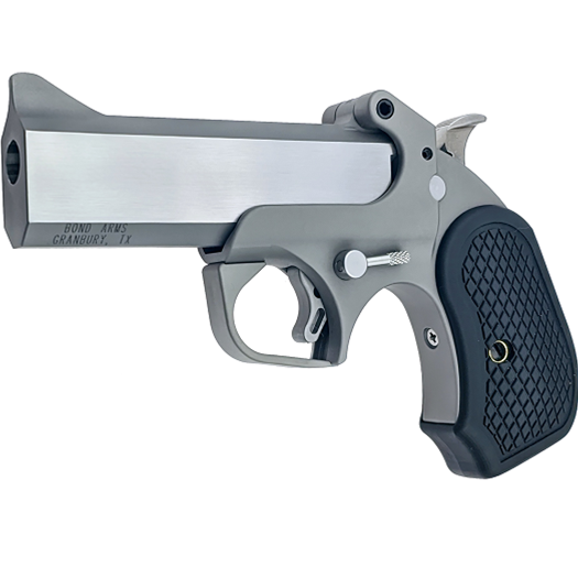 Bond Arms Cyclops Handgun .44 Mag Single Shot 4.25" Barrel Silver with Black Grip Picture of Bond Arms Inc. Bond Arms Cyclops 44Mag Rough Series 4.25" barrel