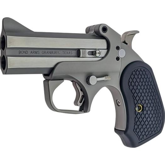 Bond Arms Rowdy XL Handgun .45 LC/.410 2rd Capacity 3.5" Barrel Stainless Steel with Black Grips Picture of Bond Arms Inc. Bond Arms Rowdy XL Rough Series 45/410 3.5in
