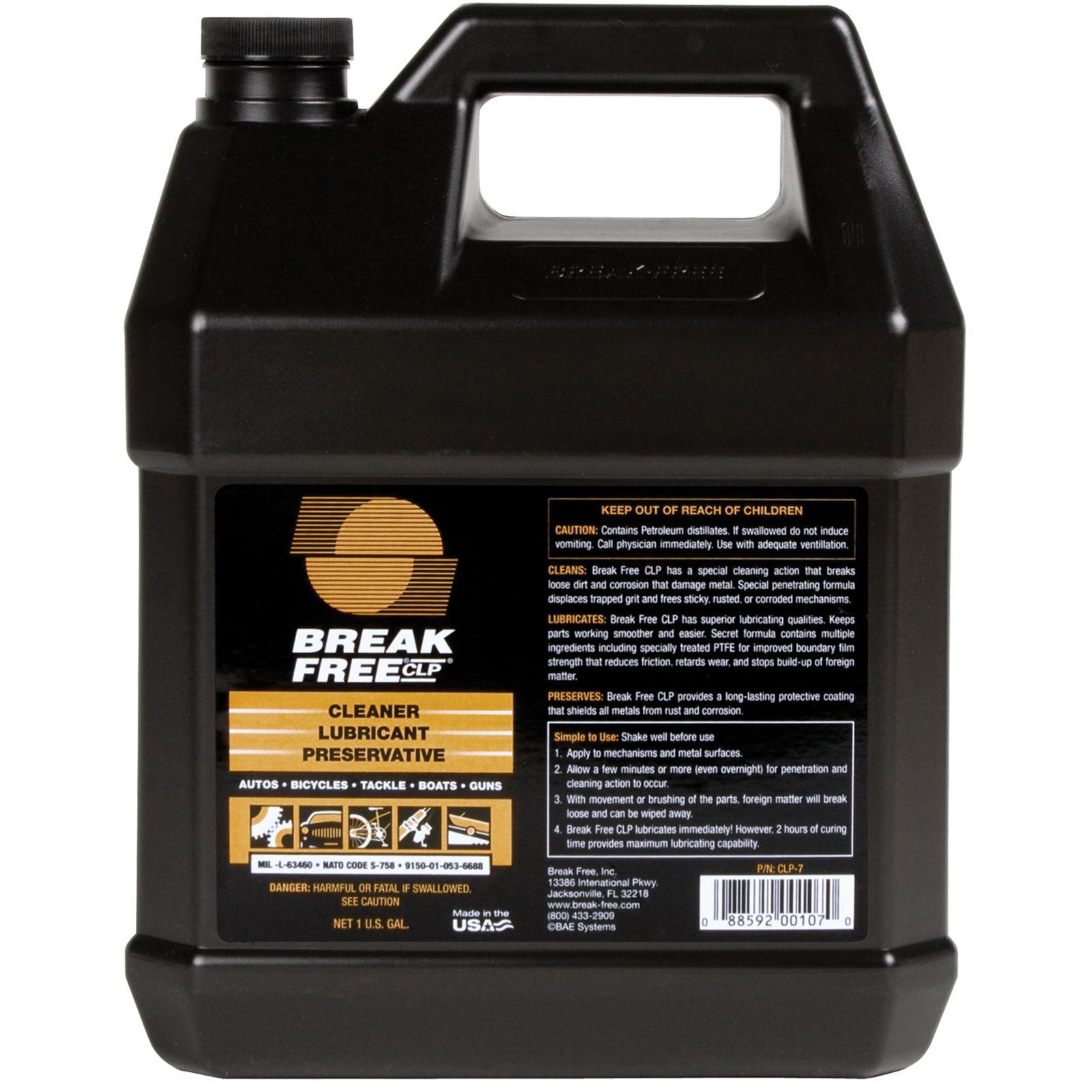 Break Free CLP Cleaner 1 Gallon Bottle Picture of Safariland / Break Free BREAK FREE CLP-7 1 GALLON SIZE LIQUID