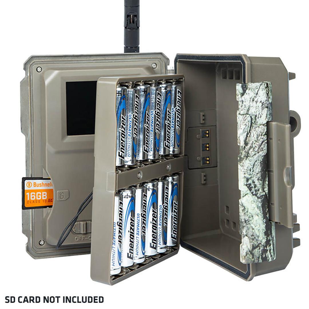Bushnell Cellular CelluCore Trail Camera V30 Verizon Treebark Camo 30MP Picture of Bushnell TRAIL CAMERA CELLULAR CelluCore 30 Verizon Treebark Camo Box