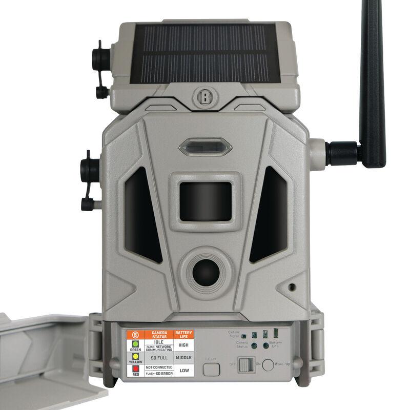 Bushnell Cellular CelluCore 20 Trail Camera Solar Dual SIM Tan box Picture of Bushnell Trail Camera Cellular CelluCore 20 Solar Dual SIM Tan box