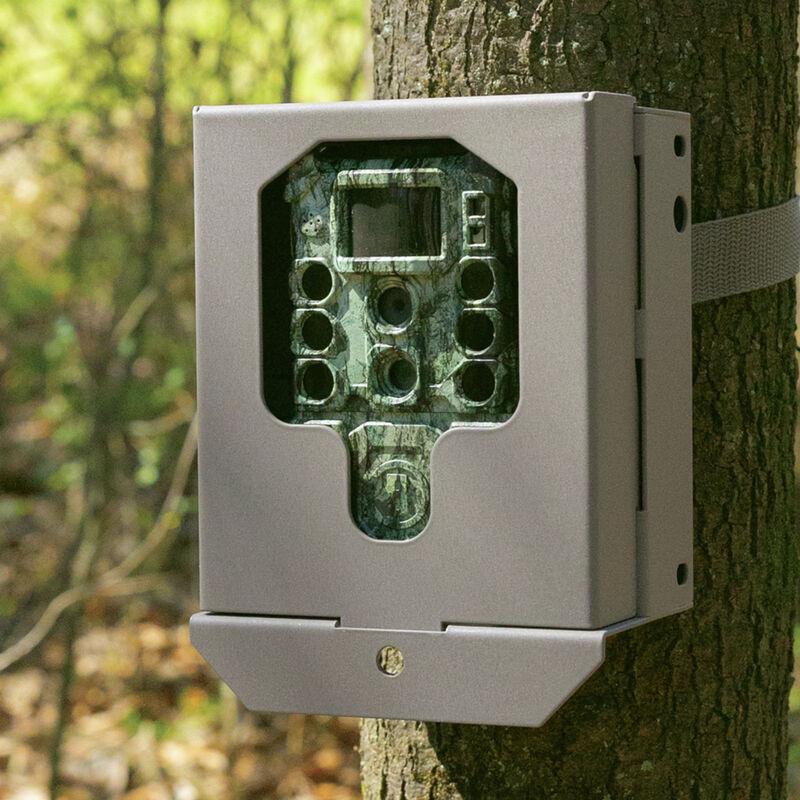 Bushnell Camera Security Box For (Non-Celluar) CORE DS-4K CORE S-4K Prime Series Picture of Bushnell Trail Camera Accessory Security Box SD Tan