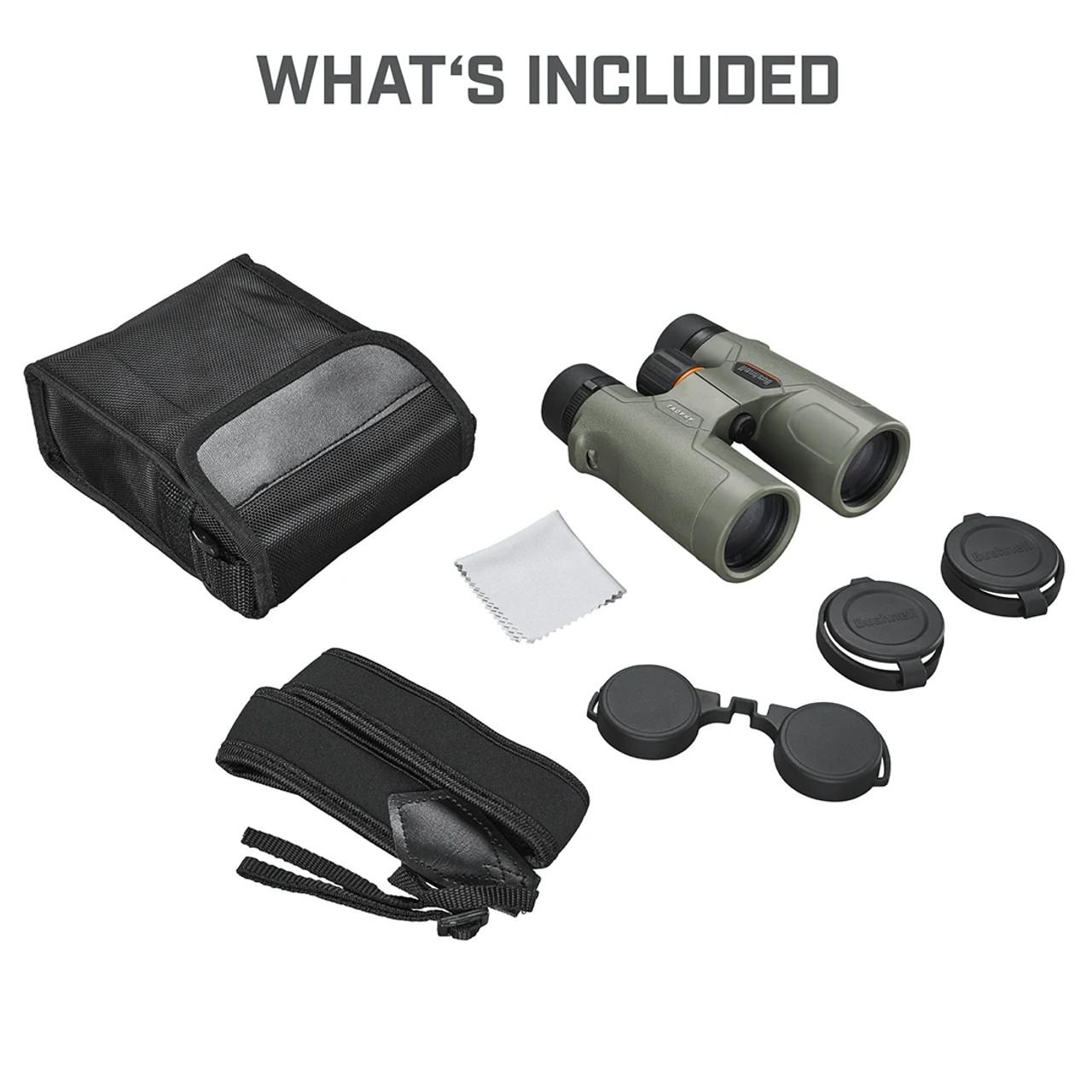 Bushnell Trophy Binocular 10x42mm BaK-4 Roof Prism Bone Collector Green Picture of Bushnell 10X42 BONE COLLECTOR GREEN ROOF FMC WP PC3 BOX 6L