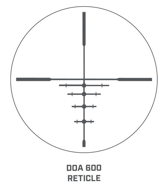 Bushnell Trophy Rifle Scope 3-9x40mm 1" SFP DOA 600 CF Matte Black Picture of Bushnell TROPHY 3-9X40 DOA600 MATTE BOX