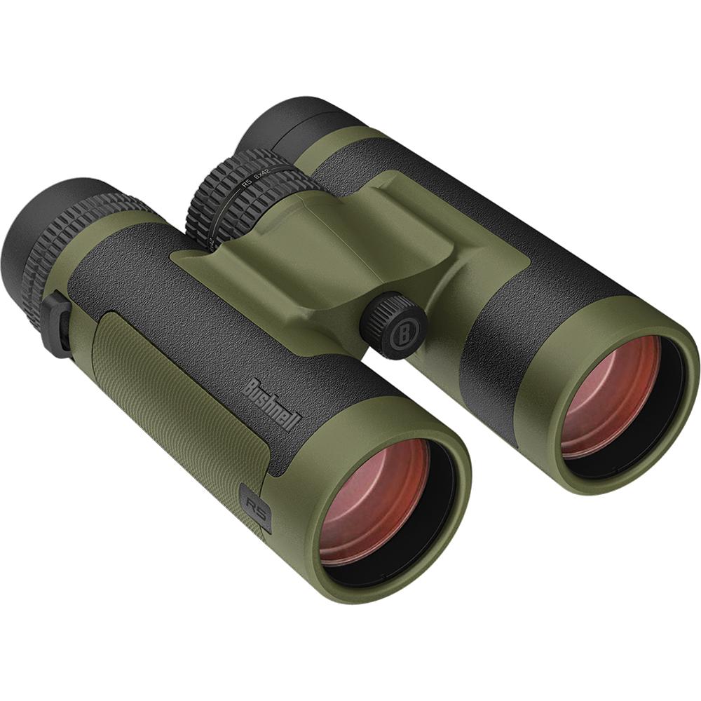 Bushnell 8x42 Trophy R5 Binocular Ranger Green Picture of Bushnell 8x42 Trophy R5 Ranger Green Roof Exo Dielectric FMC