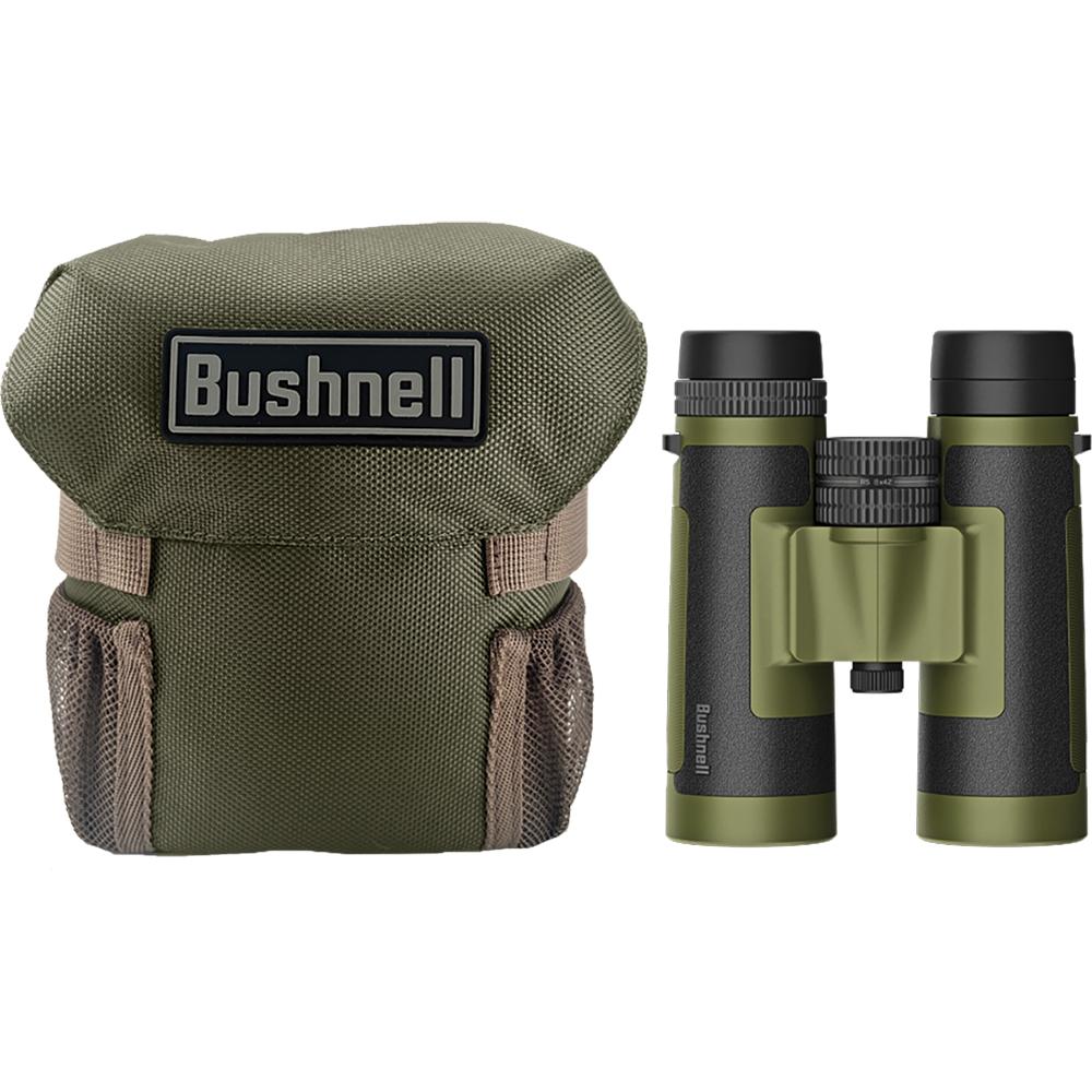 Bushnell 8x42 Trophy R5 Binocular Ranger Green Picture of Bushnell 8x42 Trophy R5 Ranger Green Roof Exo Dielectric FMC