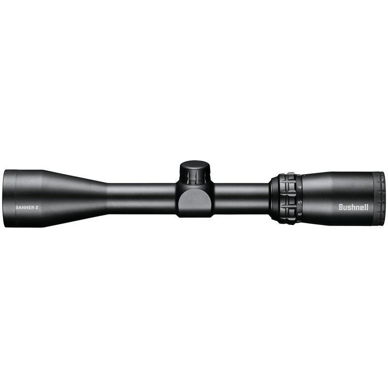 Bushnell Banner 2 Rifle Scope 3-9x40 1" SFP DOA Quick Ballistic Non Illum. Black with Rings Picture of Bushnell Bushnell 3-9x40 Banner 2 Black Riflescope BDC w/rings Hang Box