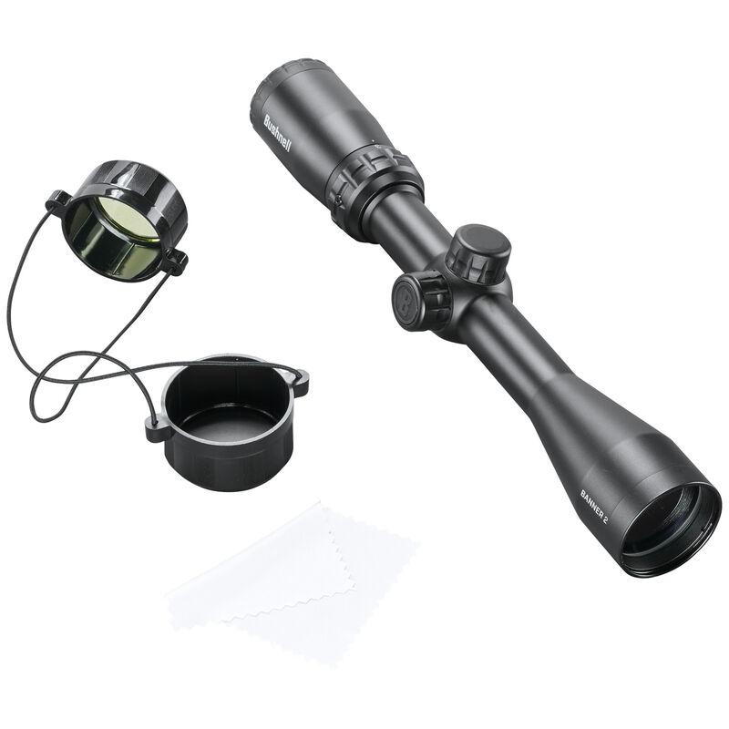 Bushnell Banner 2 Rifle Scope 3-9x40 1" SFP DOA Quick Ballistic Non Illum. Black with Rings Picture of Bushnell Bushnell 3-9x40 Banner 2 Black Riflescope BDC w/rings Hang Box