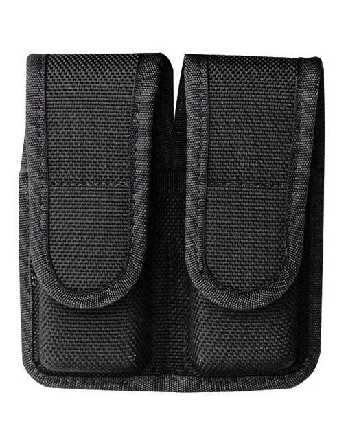 Bianchi Model 7302H AccuMold Double Magazine Pouch for Glock 20 21 Hidden Snap Black Picture of Bianchi 7302H PLN BLK ACCMLD MAG PCH HS