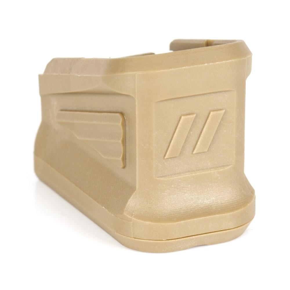 ZEV Basepad for Glock 9mm Luger/.40 S&W FDE 5/rd Picture of ZEV Technologies ZEV Polymer +5 Basepad for Glock 17 Magazine FDE