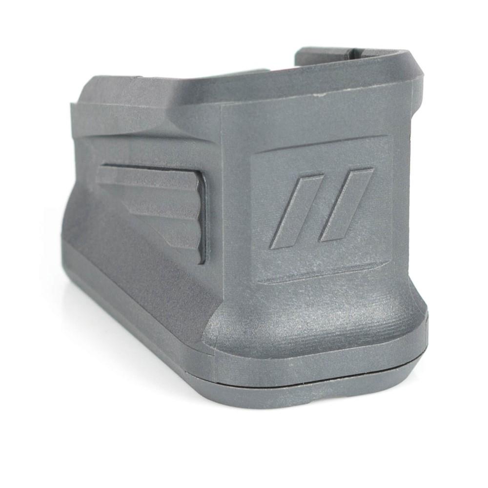 ZEV Basepad for Glock 9mm Luger/.40 S&W Grey 5/rd Picture of ZEV Technologies ZEV Polymer +5 Basepad for Glock 17 Magazine Gray
