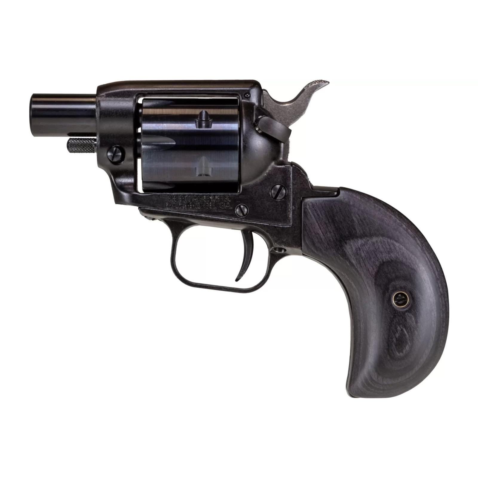 Heritage Barkeep Boot Black Handgun 22 LR 6rd Magazine 1.68" Barrel Black Picture of Taurus International - Heritage HERITAGE BARKEEP BOOT 22LR BK/BK 1'' 6 RDS BH BK DYM.WD