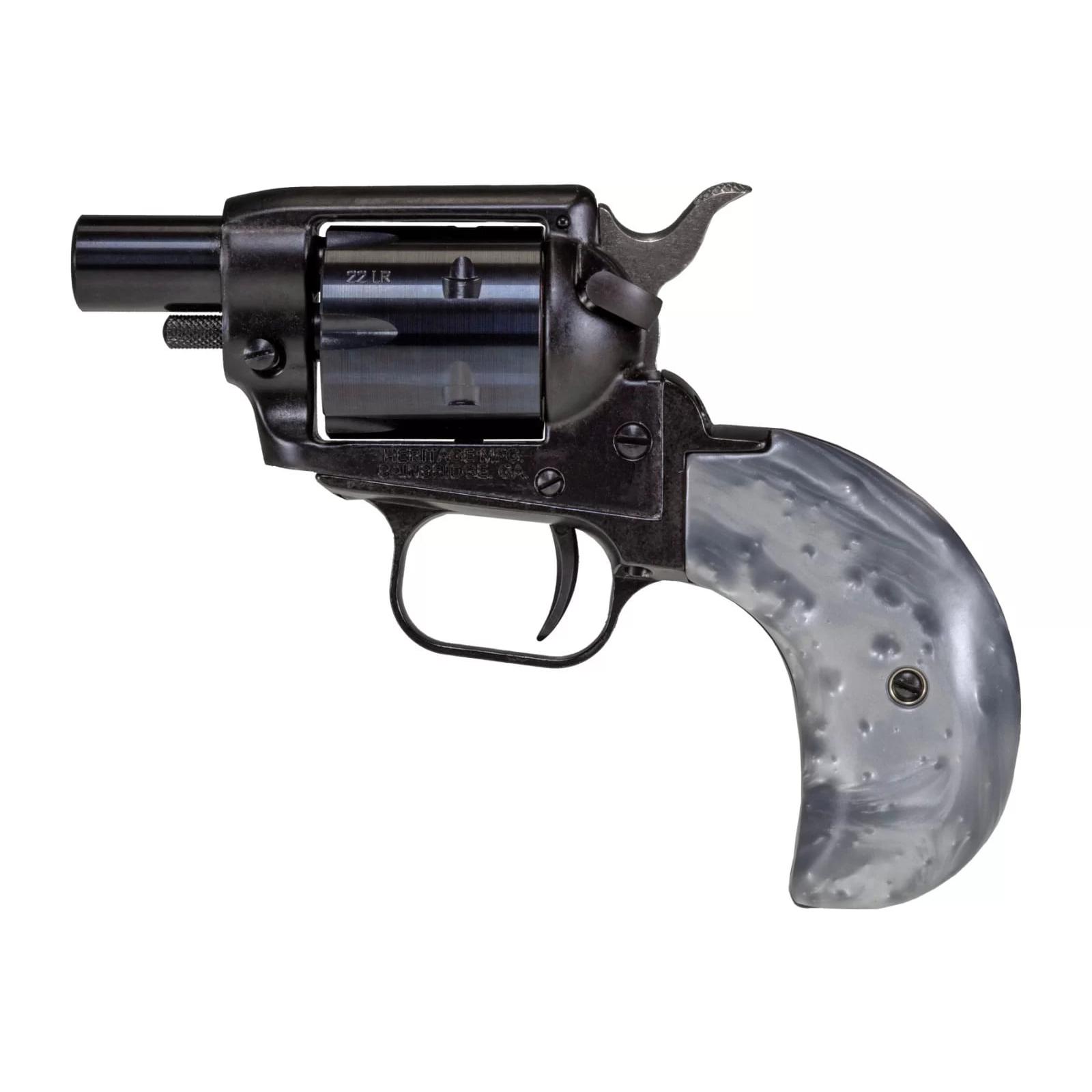 Heritage Barkeep Boot Gray Pearl Handgun 22 LR 6rd Magazine 1.68" Barrel Gray Picture of Taurus International - Heritage HERITAGE BARKEEP BOOT 22LR BK/BK 1'' 6 RDS BH GRAY PEARL