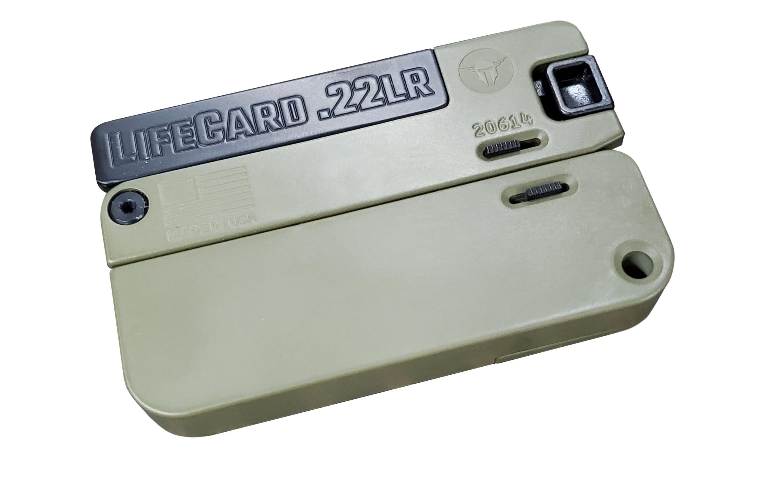 Trailblazer Firearms LifeCard .22 LR Single Action Handgun Bazooka Green Picture of Trailblazer Firearms LifeCard .22LR Bazooka Green