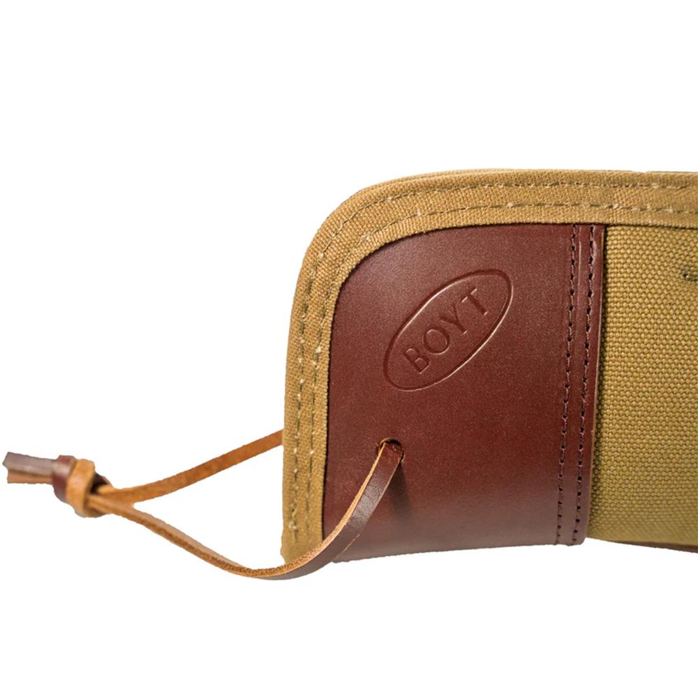 Boyt Signature Series Shotgun Case 52" Khaki Picture of Boyt Harness Company Boyt Signature GC21WC Shotgun Case with Pocket Khaki  52''