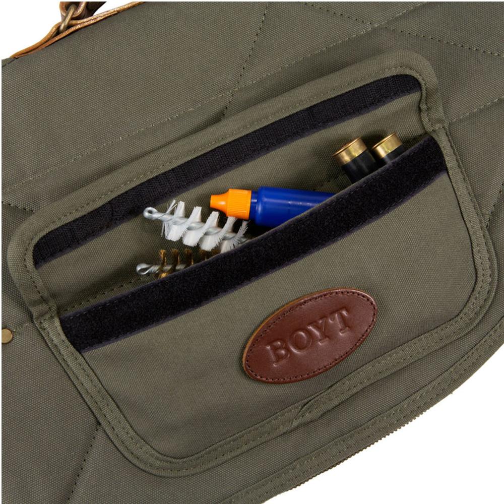 Boyt Signature Series Waxed Canvas Takedown Case Shotgun Case 34" Khaki Picture of Boyt Harness Company Boyt Signature GC214WC Takedown Shotgun Case Khaki 34''