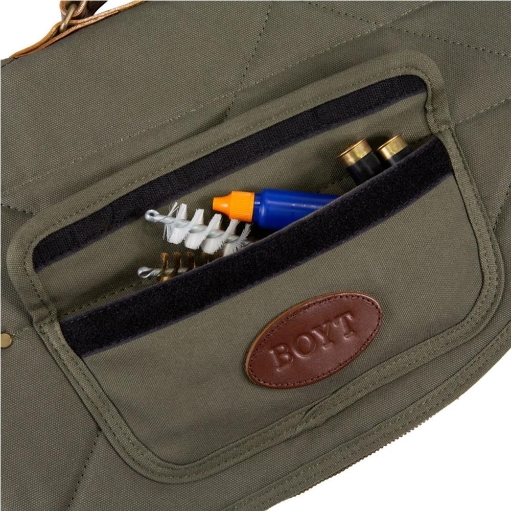Boyt Signature Series Waxed Canvas Takedown Case Shotgun Case 34" OD Green Picture of Boyt Harness Company Boyt Signature GC214WC Takedown Shotgun Case Olive Drab 34''