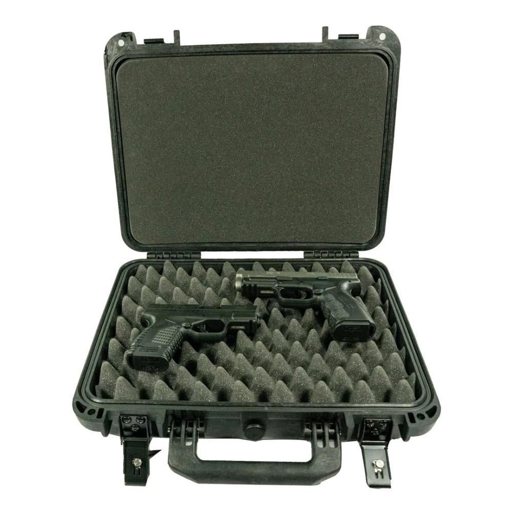Boyt H15 Compact Double Handgun/Accessory Hard Case Black Picture of Boyt Harness Company BOYT H15 COMPACT DBL HANDGUN/ACC HARD CASE BLK 15"