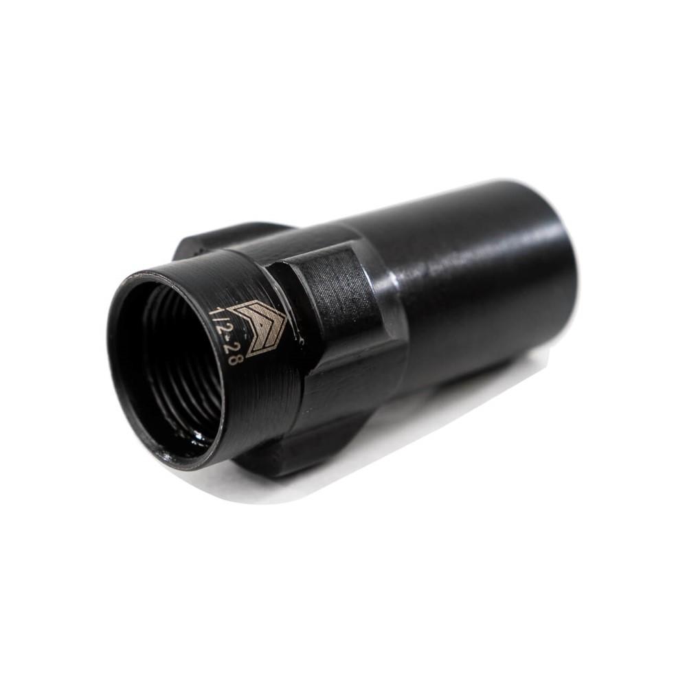 Angstadt Arms 3-Lug Muzzle Adaptor 9mm Luger 1/2x28 Picture of Angstadt Arms Angstadt 3-Lug 9MM 1/2x28