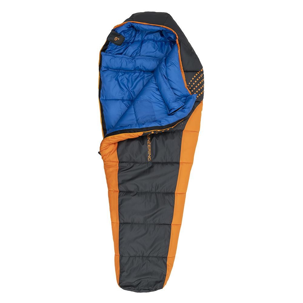 Alps Mountaineering Blaze 0° Regular Sleeping Bag 32x80 Charcoal/Orange Picture of ALPS Brands Blaze 0° Regular 32x80 Sleeping Bag Charcoal/Orange