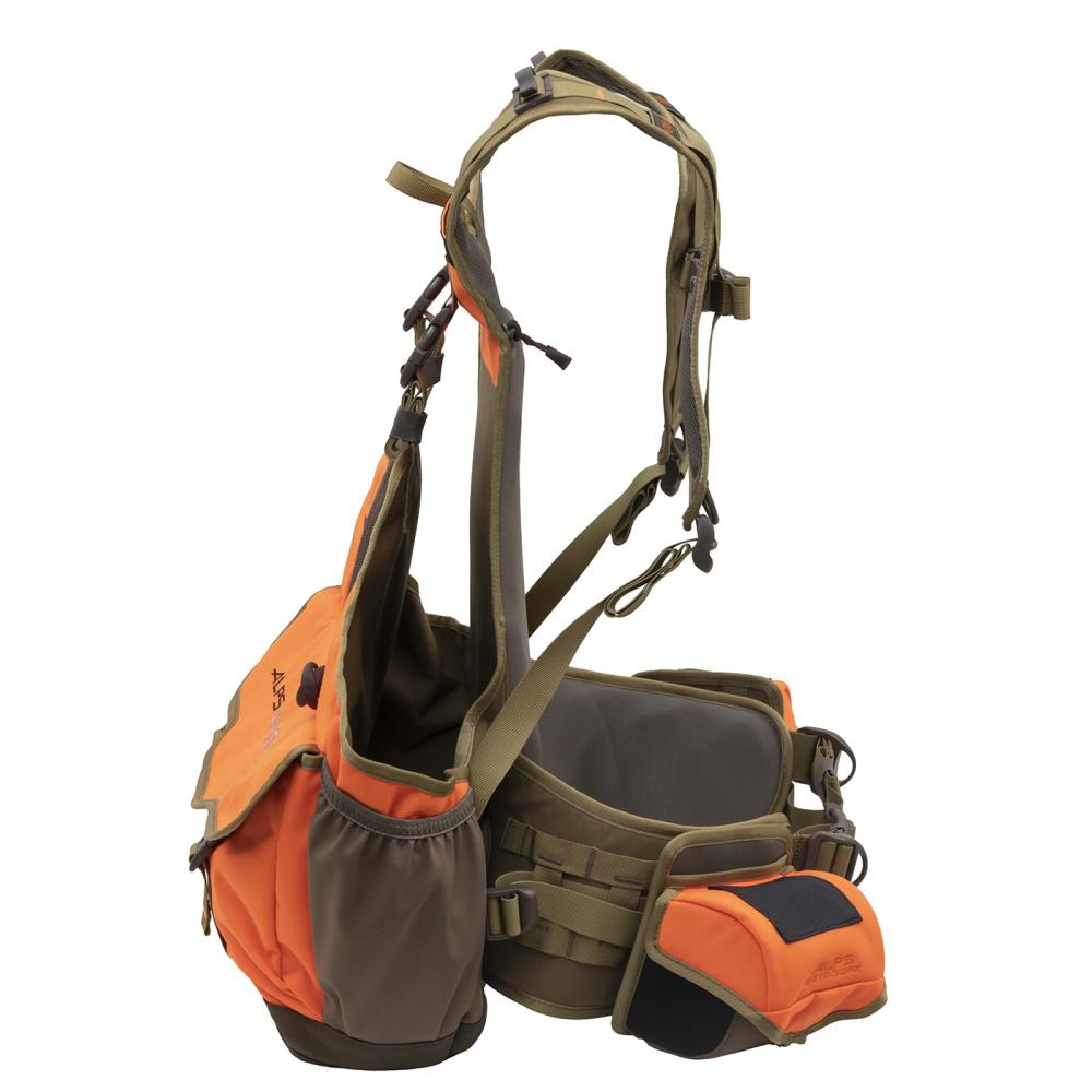 Alps Outdoorz Upland Game Vest X 2.0 Blaze Orange with Adjustable Belt Picture of ALPS Brands Alps Outdoorz Upland Game Vest X 2.0 Blaze Orange w/Adj Belt