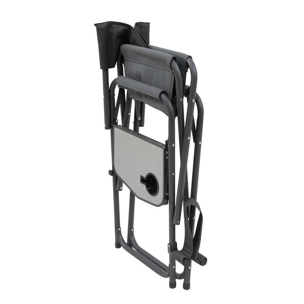 Alps Browning Directors Chair XT Plus Camping Chair Charcoal/Grey Picture of ALPS Brands Alps Browning Camping Directors Chair XT Plus Charcoal/Gray