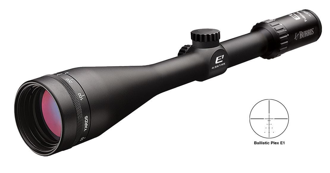 BLEMISHED Burris 4-14x42 Fullfield E1 Rifle Scope Ballistic Plex E1 Reticle Matte