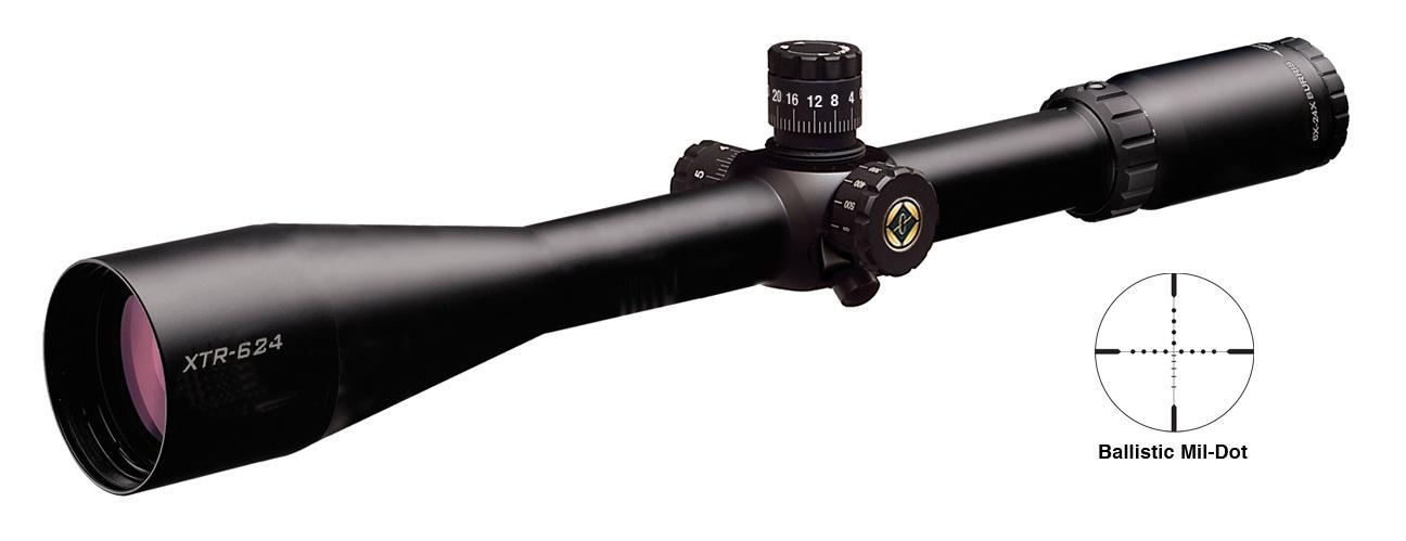 BLEMISHED Burris 6-24x50 Xtreme Tactical Rifle Scope Ballistic Mil-Dot Reticle Matte Side PA