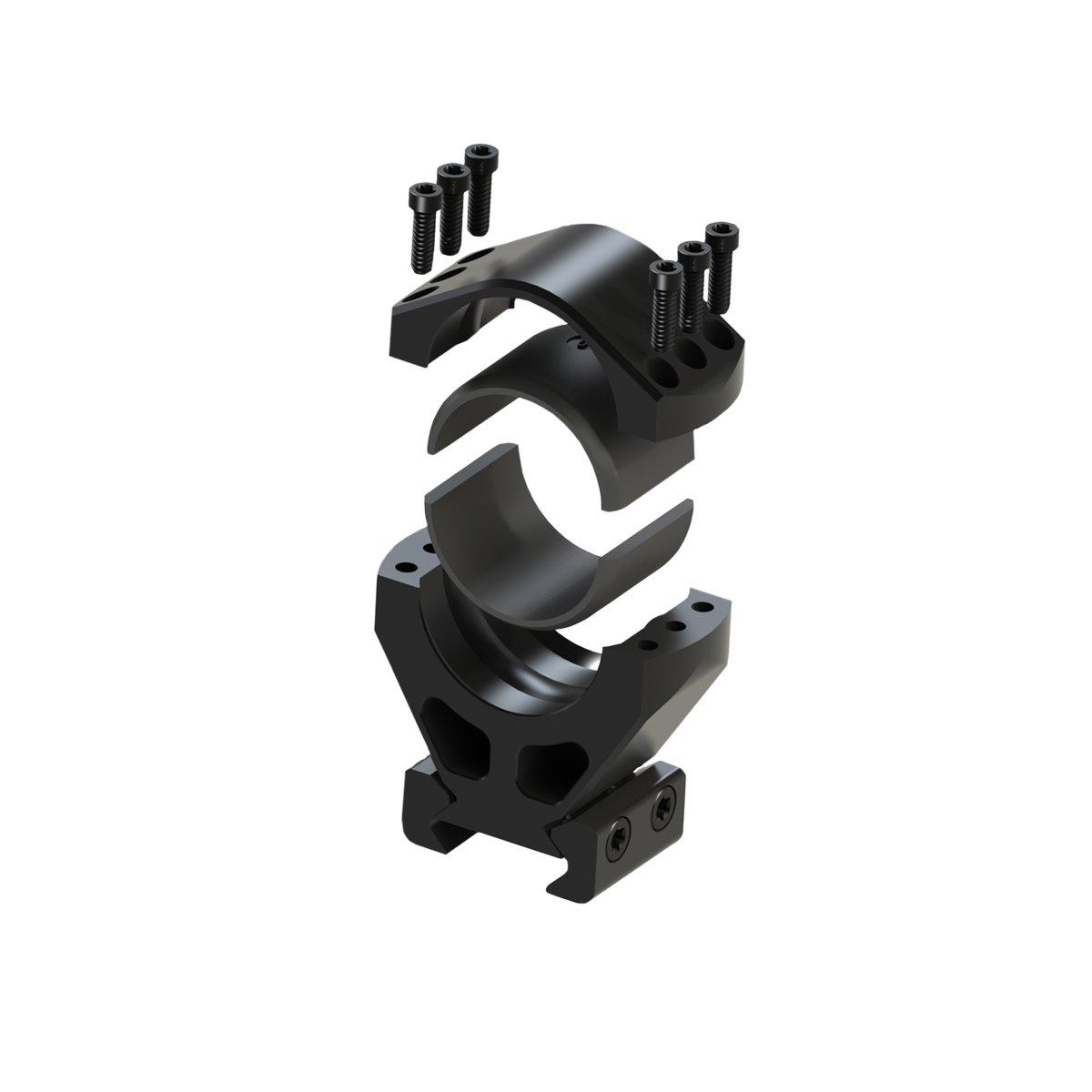 DEMO Burris Steel XTR Signature Scope Ring Set with Pos-Align Offset Inserts 34mm 1.50" Height