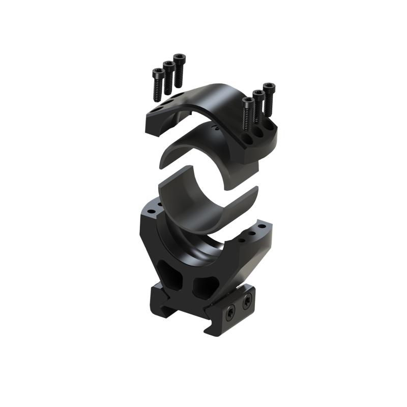 Burris Aluminum XTR Signature Scope Ring Set / Pos-Align Offset Inserts 1" Extra High - Matte Picture of Burris Company Inc. 11.25 Height Pair mat