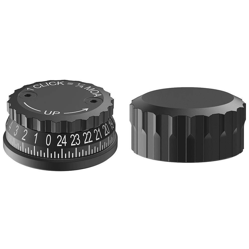Burris Synergy Knob Advanced Capped Black Picture of Burris Company Inc. Burris Knob Synergy Advanced Capped