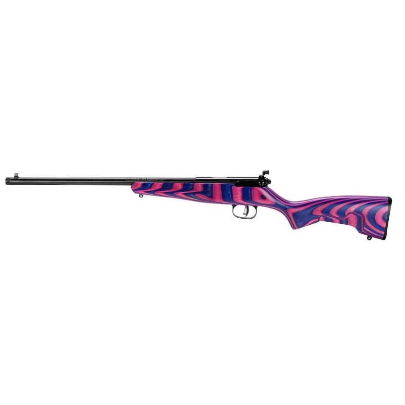 Savage Arms Rascal Minimalist Rifle 22 LR Single Shot 16.13" Barrel Pink/Purple Picture of Savage Arms Savage RASCAL MINIMALIST PINK/PURPLE 22 SLLR 16.125in BBL 1RDS