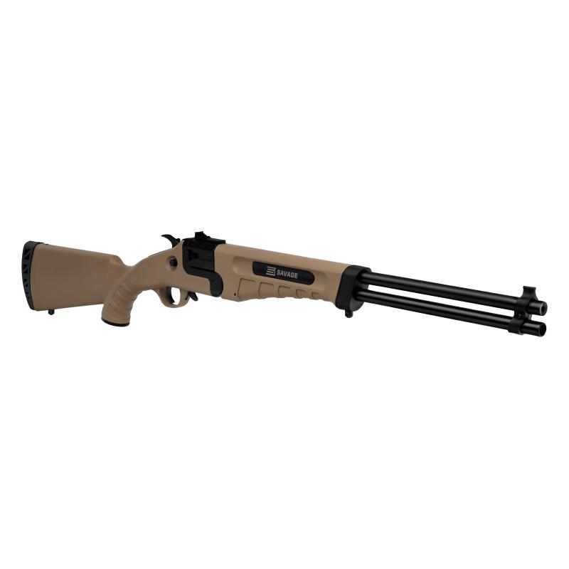 Savage 42 Takedown Rifle .22 WMR/410ga 1rd Capacity 16" Barrel FDE Stock Picture of Savage Arms SAVAGE 42 TAKEDOWN FDE 22 WMR 16'' SINGLE SHOT