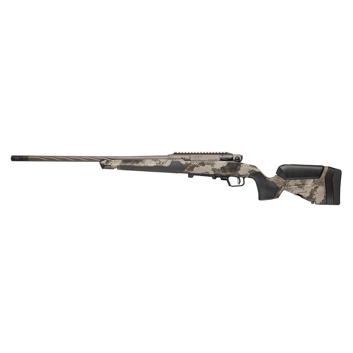 Savage Impulse Core Hunter Pro Woodland Rifle .243 Win 3rd Magazine 20" Threaded Barrel Savage Woodland Synthetic Stock Picture of Savage Arms SAVAGE SPR SERIES IMPULSE CORE HUNTER PRO WOODLAND 243 WIN20in Brl