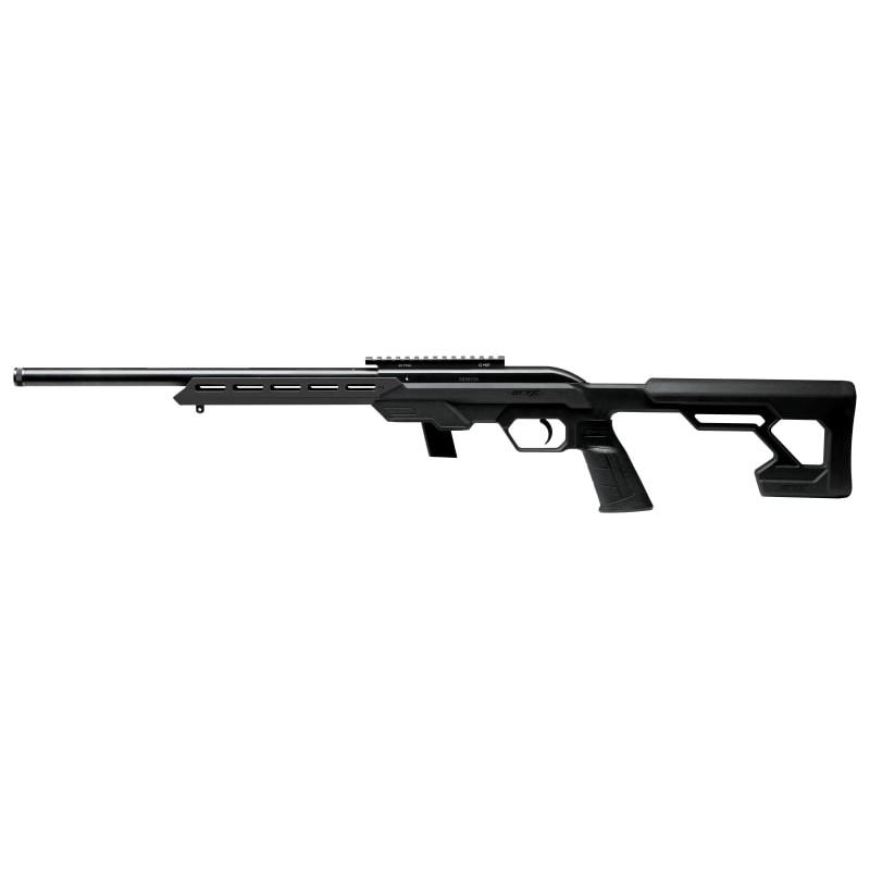 Savage Arms 64 Precision Rifle 22LR 10rd Magazine 16.5" Threaded Barrel Picture of Savage Arms Savage 22LR 64 Precisi 10rd Semi 22LR 16.5" Carbstl threaded brl w/pic rail