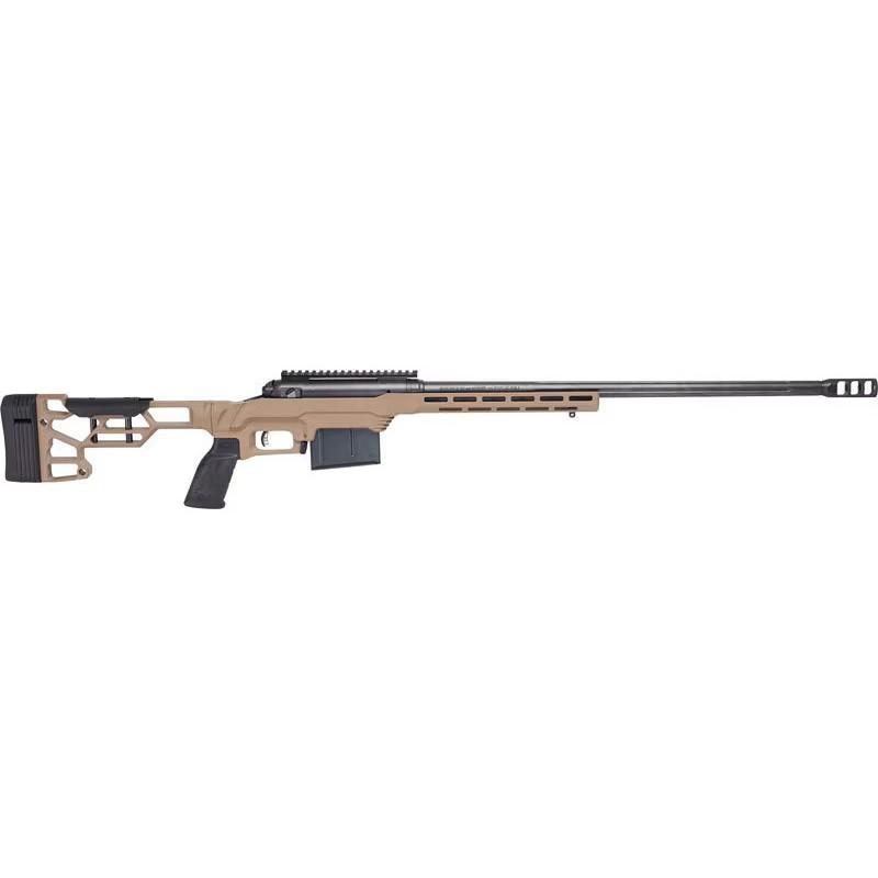 Savage Arms 110 Precision Left Hand Rifle 6.5 PRC 7/rd 24" Barrel FDE Picture of Savage Arms Savge LH 6.5PRC Blt MDT LSSXLChas FDE Cera AdjComlop-20MOA-mzlbrk 10rdAICS