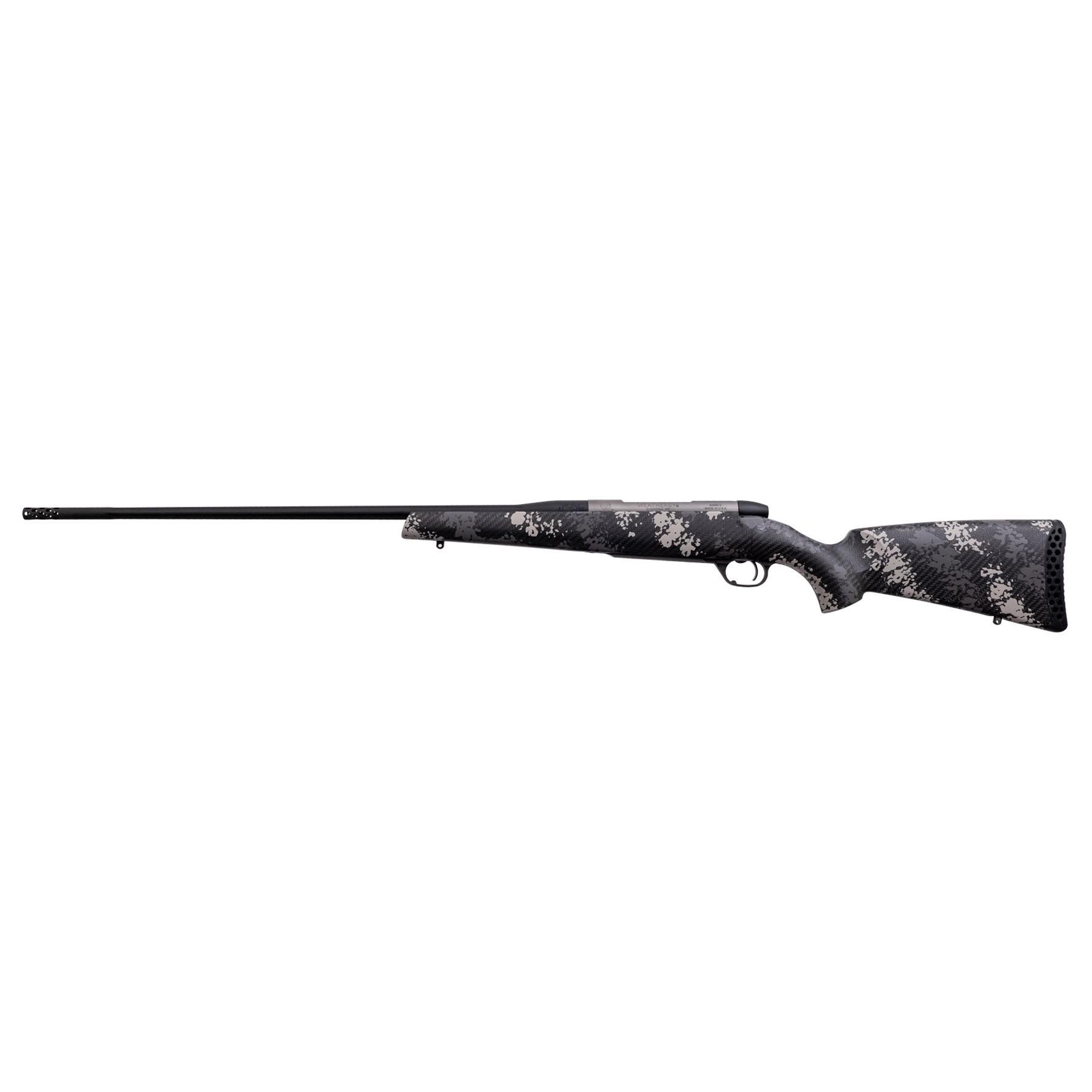 Weatherby Mark V Backcountry 2.0 Ti .Rifle 257 Wby. Mag 3rd Magazine 26" Barrel Synthetic Stock Grey and White Picture of Weatherby MKV BACKCOUNTRY TI 2.0 257 WBY