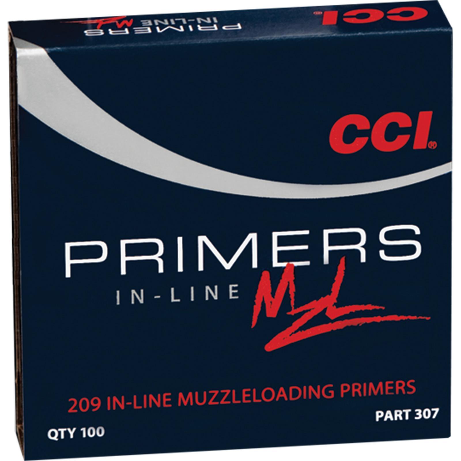 CCI 209 In-Line Muzzleloader Primers 100/ct Picture of Cci CCI 209 MUZZLE LOADING PRIMER 100RD