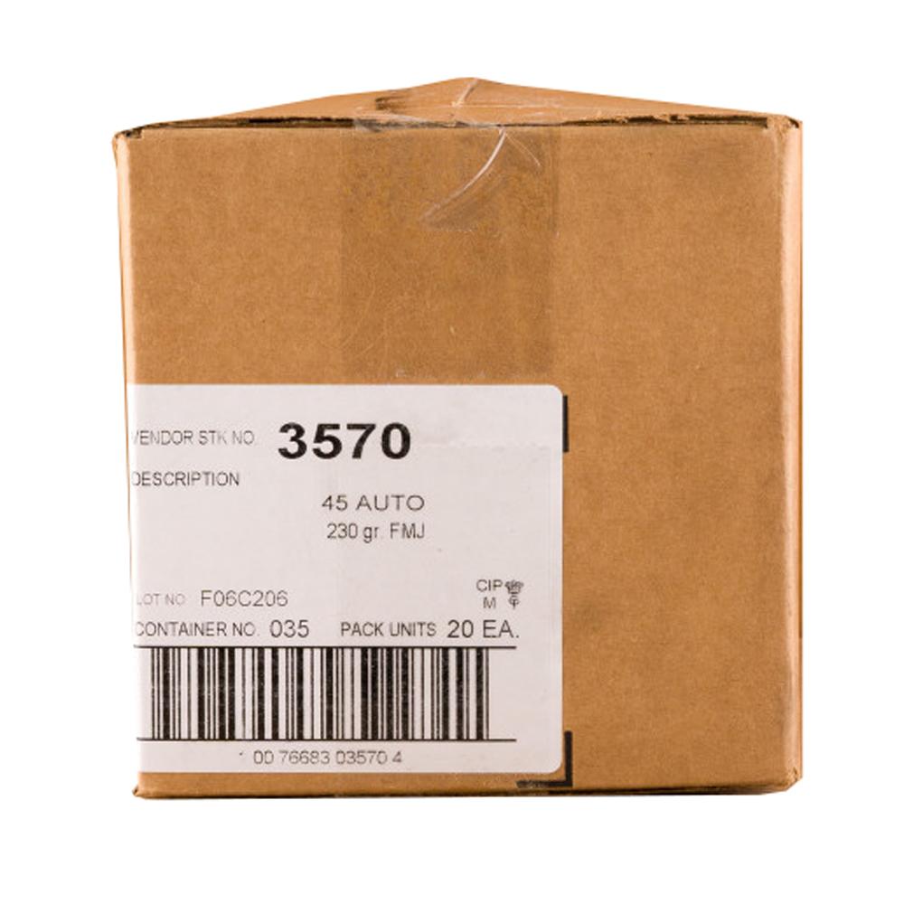 Picture of Cci BLAZER 45 ACP 230GR FMJ 1000 ROUNDS CASE