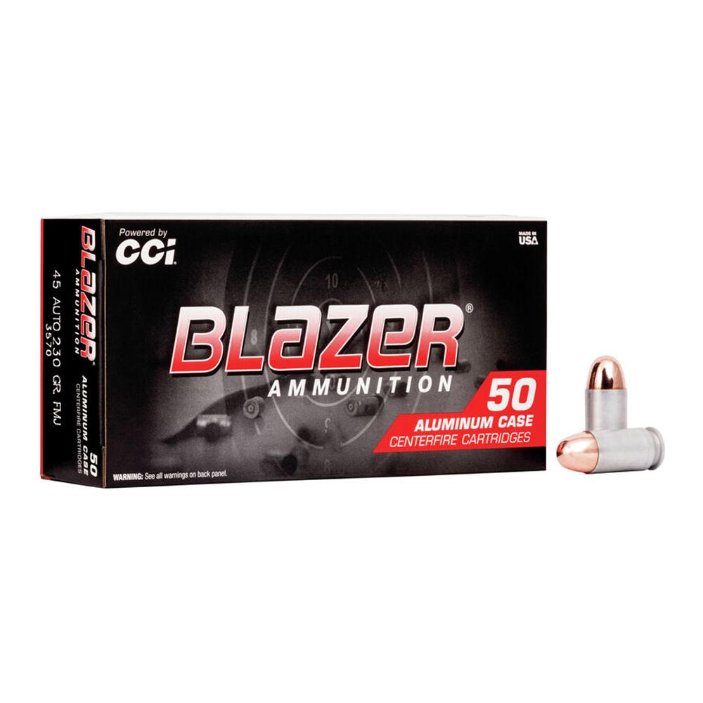 BLAZER 45 ACP 230GR FMJ 1000 ROUNDS CASE