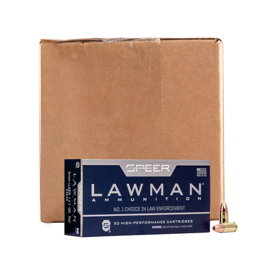 Picture of Cci SPEER LAWMAN 9MM LUGER 147GR TMJ AMMO 1000RD CASE