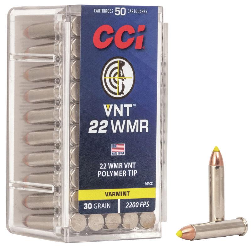 CCI Varmint Rimfire Ammunition .22 WMR 30 gr VNT 2200 fps 50/ct Picture of Cci CCI 22 WMR 30GR VNT AMMO 50RD