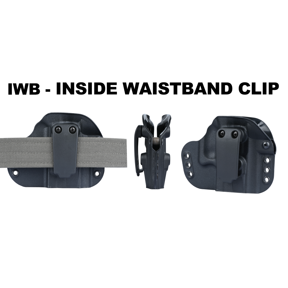 G-Code Paradigm Universal Fit Holster for Small/Medium Frames Black Ambi Picture of Edge Works Mfg DBA G-Code Holsters G-Code Tactical Paradigm Small Frame BLK