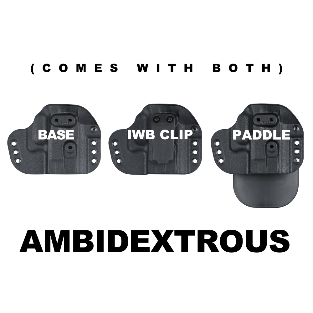 G-Code Paradigm Universal Fit Holster for Medium/Large Frames Black Ambi Picture of Edge Works Mfg DBA G-Code Holsters G-Code Tactical Paradigm Large Frame BLK