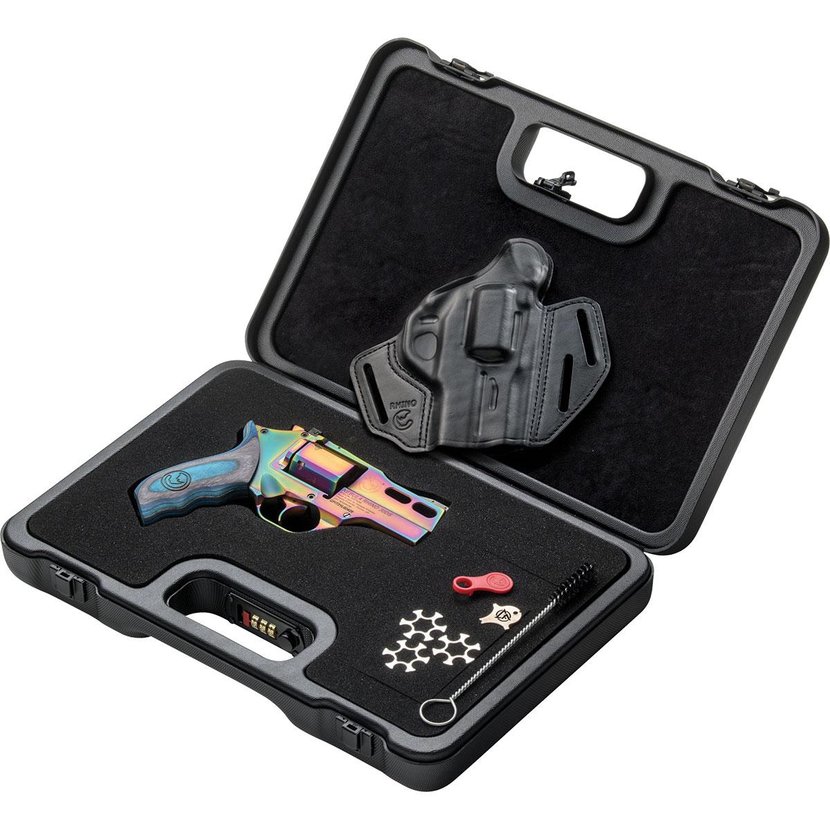 Chiappa Rhino Revolver 30SAR (Nebula) .357 Mag 6rd Capacity 3" Barrel Blue Laminate Grips Picture of Chiappa Firearms USA Ltd Chiappa RHINO REVOLVER 30DS Nebula 3in BBL 6 Round