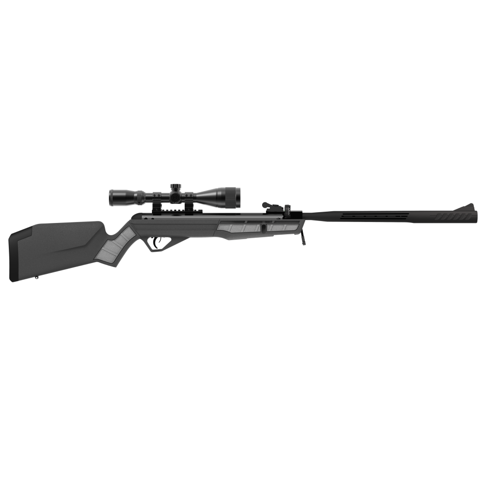Crosman Mag-Fire Ultra Black AirGun Rifle .177 Cal with Quietfire and 3-9x40 AO Scope Picture of CROSMAN CORP Crosman Mag-Fire Ultra Black AirGun .177Cal w/QuietFire & 3-9x40 AO Scope