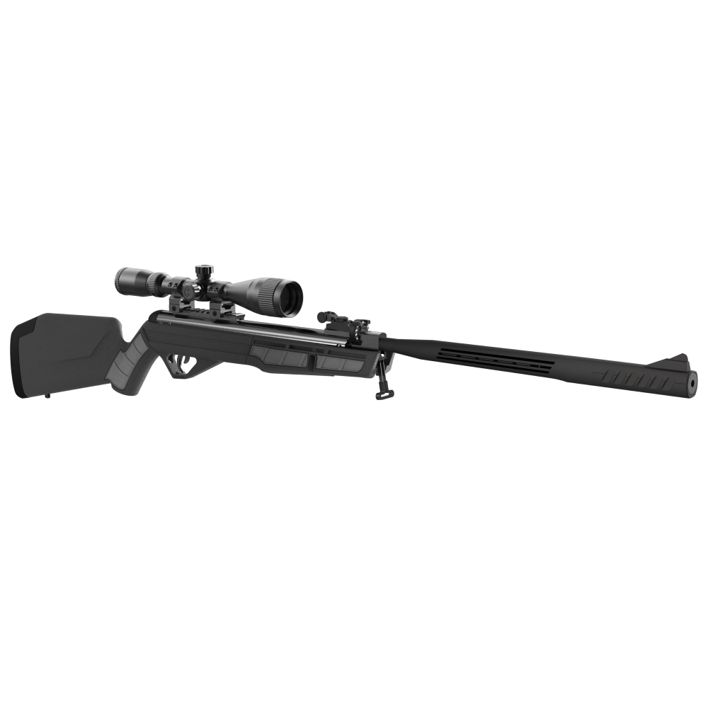 Crosman Mag-Fire Ultra Black AirGun Rifle .177 Cal with Quietfire and 3-9x40 AO Scope Picture of CROSMAN CORP Crosman Mag-Fire Ultra Black AirGun .177Cal w/QuietFire & 3-9x40 AO Scope