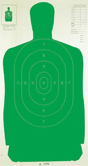 Champion LE Targets Paper Silhouette Target - 24" X 45" Green 100/Pack Picture of Champion LE B 27FSA SILHOUETTE 24X45 GRN