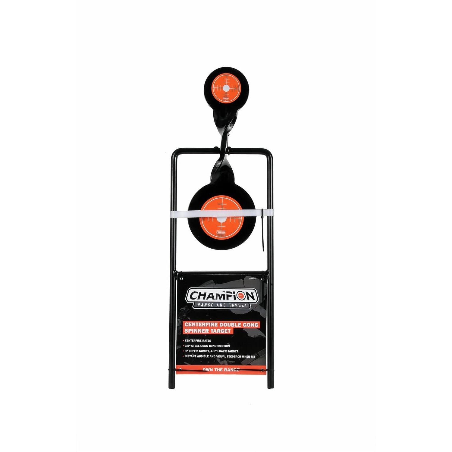 Picture of Champion Centerfire Double Gong Spinner Target Steel Card